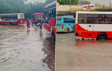 Video: बसस्थानक आहे की तलाव, पुण्याच्या स्वारगेट बसस्थानकाची दुरवस्था, व्हिडिओ व्हायरल