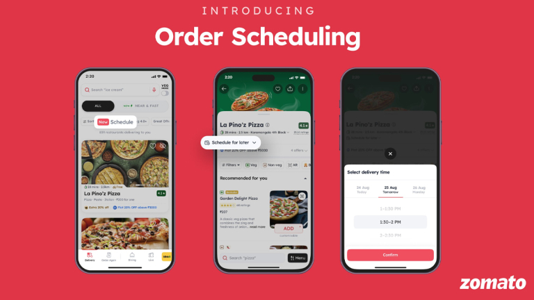 Zomato Order Scheduling: झोमॅटोने सुरू केली नवीन 'ऑर्डर शेड्युलिंग सेवा', फूड ऑर्डर शेड्यूल करण्याची सुविधा आता उपलब्ध होणार