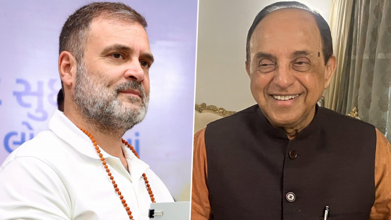 Rahul Gandhi Citizenship Row: राहुल गांधींचे नागरिकत्व रद्द करावे; सुब्रमण्यम स्वामींनी हायकोर्टात दाखल केली याचिका