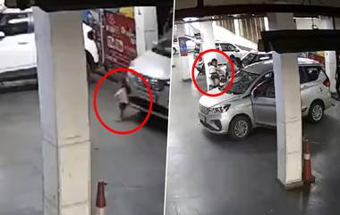 Agra Shopping Mall Accident Video: शॉपिंग मॉलमध्ये पार्किंग परिसरात चिमुकल्या मुलीचा भीषण अपघात, आग्रा येथील घटना