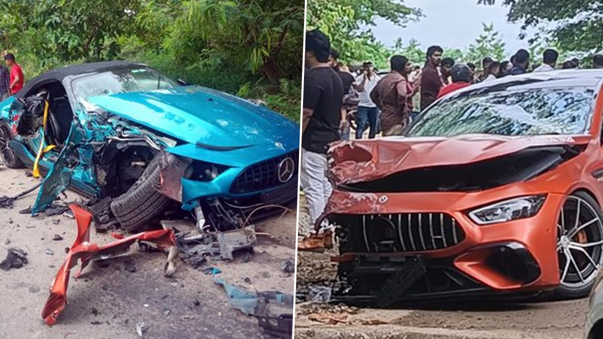 Mercedes Benz Test Drive Collision Kochi: कोची येथील विलिंग्डन बेटावर दोन मर्सिडीजचा अपघात, चाचणी ड्रायव्हवेळीस दोन्ही कारची समोरासमोर टक्कर