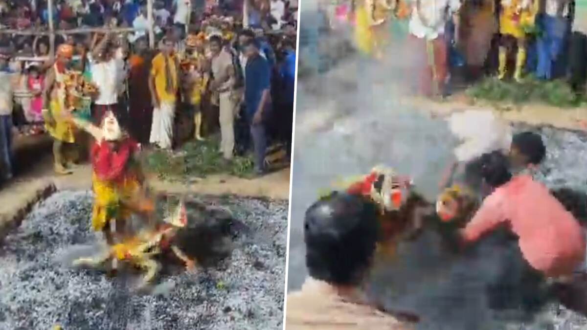 Tamil Nadu Fire-Walk Ritual: तिरुवल्लूर जिल्ह्यातील अरुम्बक्कम जवळील एका गावात फायर वॉक विधीच्या वेळी चुकून पडल्यामुळे सात वर्षांचा मुलगा भाजला