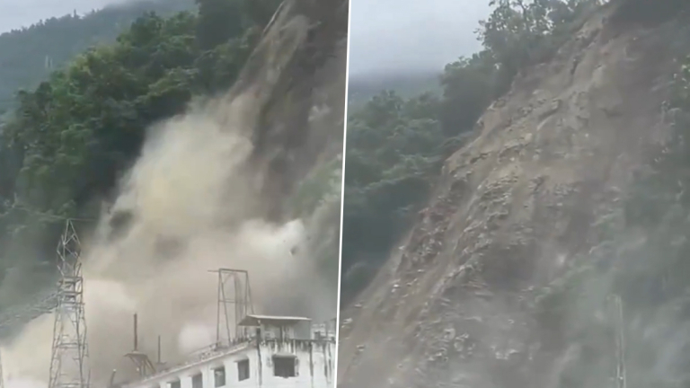 Sikkim Landslide Video:सिक्कीममध्ये भूस्खलनामुळे तिस्ता धरण वीज केंद्र उद्ध्वस्त