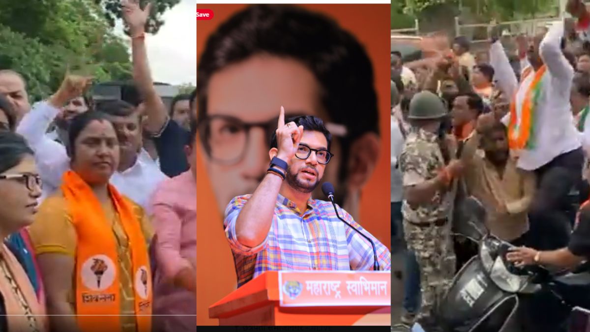 Shiv Sena (UBT) vs BJP in Chhatrapati Sambhajinagar: छत्रपती संभाजीनगर मध्ये ठाकरे गट भाजपा कार्यकर्ते एकमेकांसमोर ठाकल्याने राडा; आदित्य ठाकरे यांच्या दौर्‍याला विरोध करत घोषणाबाजी ( Watch Video)