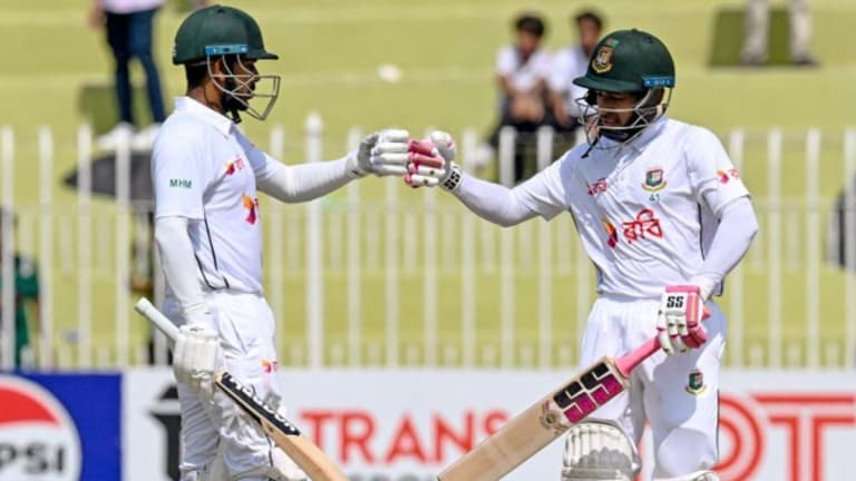 Pakistan vs Bangladesh 1st Test Day 4 Scorecard: बांगलादेशचा पहिला डाव 565 धावांवर मर्यादित, मुशफिकुर रहीमचे द्विशतक हुकले; येथे पाहा स्कोअरकार्ड