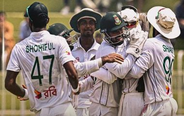 Bangladesh Beat Pakistan, 1st Test: रावळपिंडीच्या मैदानावर पाकिस्तानने नमवत बांगलादेशने रचला मोठा इतिहास