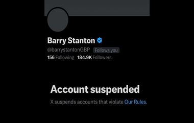 Barry Stanton’ X Account Suspended: कोण आहे बॅरी स्टँटन? ज्याचे X खाते झाले निलंबीत