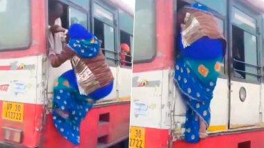 Viral Video: सीट मिळवण्यासाठी खिडकीमधून बसमध्ये चढली महिला, पुढे जे झाले ते पाहून बसेल धक्का, पाहा व्हिडीओ