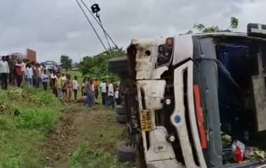 Shivshahi Accident : अमरावती-नागपूर महामार्गावर शिवशाही बसचा अपघात; एकाचा मृत्यू, 25 जखमी