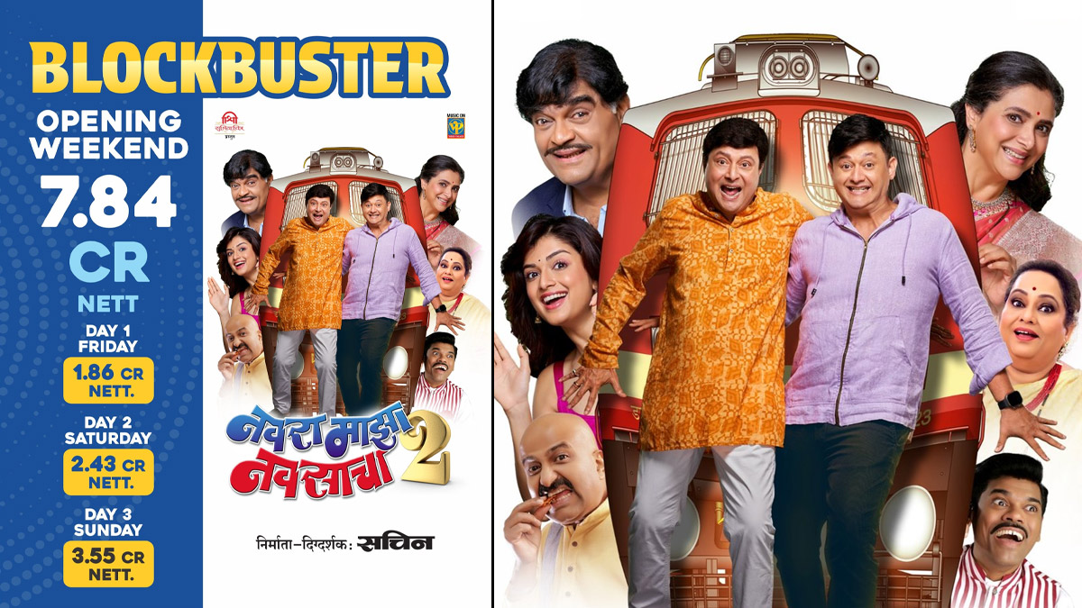 Navra Maza Navsacha 2 Box Office Collection: 'नवरा माझा नवसाचा 2' ला बॉक्स ऑफिसवर दमदार प्रतिसाद; वीकेंडला केली 7.84 कोटींची कमाई