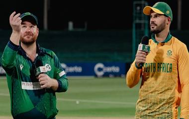 Ireland vs South Africa, 2nd T20I: आयर्लंड विरूद्धच्या दुसऱ्या टी20 सामन्यात दक्षिण आफ्रिकेने नाणेफेक जिंकून घेतला क्षेत्ररक्षणाचा निर्णय