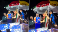 Ganpati Bappa Giving Trophy to Rohit Sharma: गणपती बाप्पाने रोहित शर्माला दिली ट्रॉफी, पाहा व्हायरल व्हिडिओ