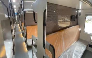 Vande Bharat Sleeper Coach Debuts: वंदे भारत स्लीपर कोच लवकरच प्रवाशांच्या सेवेत, रेल्वे मंत्री अश्विनी वैष्णव यांनी शेअर केला Video