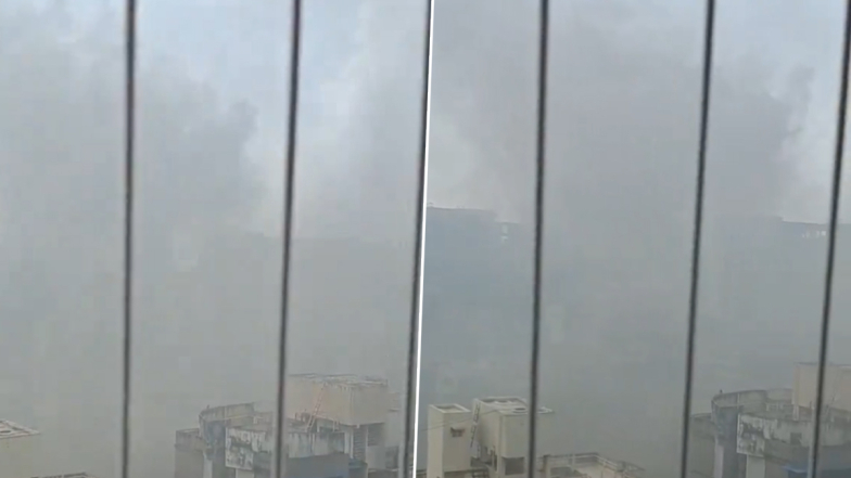 Fire Breaks Out Residential Building In Kurla: कुर्ल्यातील निवासी इमारतीला भीषण आग; 3 जण जखमी (Watch Video)