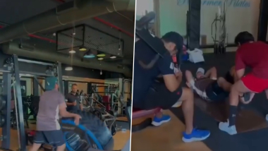 Rohit Sharma Gym Workout: बांगलादेश कसोटी मालिकेपूर्वी रोहित शर्मा ॲक्शन मोडमध्ये, जिममध्ये गाळतोय भरपूर घाम