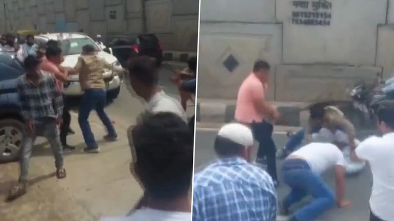 Ghaziabad Road Rage: कारची पादचाऱ्याला धडक, दोन गटात तुफान हाणामारी, सहा जणांस अटक (Watch Video)