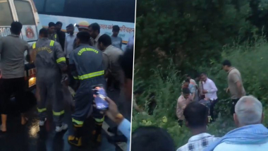 Hathras Bus Accident: हाथरस येथे भीषण रस्ता अपघात; 12 जणांचा मृत्यू, 16 जखमी, ओव्हरटेक करताना बसने पिकअपला दिली धडक (Watch Video)