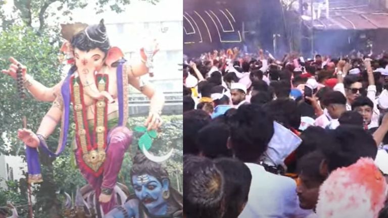 Mumbaicha Raja, Ganeshgalli Ganpati Visarjan 2024: गणेशगल्लीचा गणपती 'मुंबईचा राजा' विसर्जनासाठी मार्गस्थ; इथे पहा थेट प्रक्षेपण