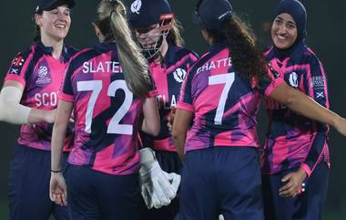 Scotland Women Beat Pakistan Women, 1st Match Scorecard: स्कॉटलंडने पहिल्या सराव सामन्यात केला मोठा अपसेट, पाकिस्तानचा 8 गडी राखून पराभव , सारा ब्राइसची 60 धावांची तुफानी खेळी