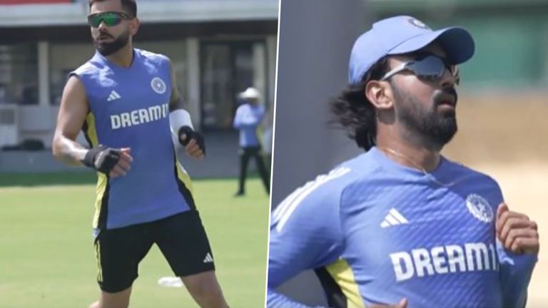 Team India Fielding Training: बांगलादेशविरुद्धच्या कसोटी मालिकेपूर्वी विराट कोहली, केएल राहुल आणि टीम इंडियाच्या इतर क्रिकेटपटूंनी चेन्नईत घेतले क्षेत्ररक्षणाचे प्रशिक्षण, पाहा व्हिडिओ.