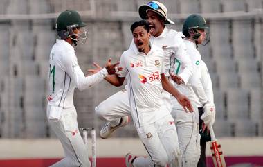 Bangladesh vs South Africa 1st Test 2024 Day 1 Stumps Scorecard: बांग्लादेश विरूद्धच्या पहिल्या कसोटी सामन्यात पहिल्या दिवसाअखेर आफ्रिकेकडे 34 धावांची आघाडी, पाहा स्कोअरकार्ड