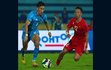 India vs Vietnam Football LIVE Score: भारत विरुद्ध व्हिएतनाम फुटबॉल आंतरराष्ट्रीय मैत्रीपूर्ण बरोबरीत सुटला