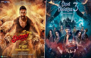 Singham Again vs Bhool Bhulaiyaa 3: 'सिंघम अगेन' कि 'भूल भुलैया 3'... कोणता चित्रपट अॅडव्हान बुकिंगच्या शर्यतीत आघाडी?  घ्या जाणून