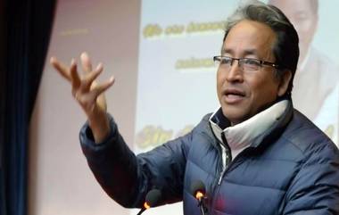 Sonam Wangchuk Detained: सोनम वांगचुक आणि त्यांच्या सहकाऱ्यांना दिल्लीच्या लडाख भवनाबाहेर निदर्शने केल्याबद्दल घेण्यात आले ताब्यात