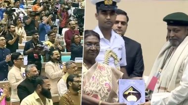70th National Film Awards 2024: दिल्लीत पार पडला 70 वा राष्ट्रीय चित्रपट पुरस्कार सोहळा; राष्ट्रपती द्रौपदी मुर्मू यांच्या हस्ते Rishab Shetty, Karan Johar, Mithun Chakraborty, A R Rahman सह अनेक कलाकार सन्मानित (Watch)