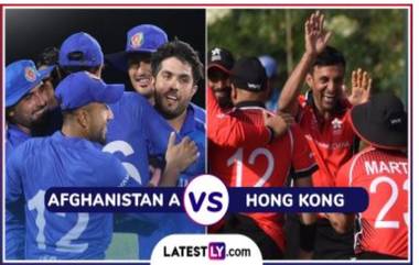 AFG A vs HKG Emerging Teams Asia Cup 2024 Live Streaming: अफगाणिस्तान अ आणि हाँगकाँग यांच्यातील सामन्याचे थेट प्रक्षेपण कधी, कुठे आणि कसे पहाल? जाणून घ्या