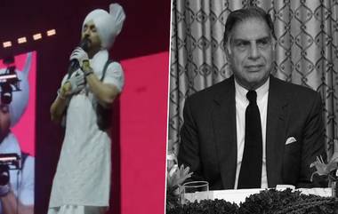 Ratan Tata Passes Away: रतन टाटांच्या निधनाचं वृत्त समजताच जर्मनी मध्ये Diljit Dosanjh ने चालू कॉन्सर्ट थांबवत वाहिली श्रद्धांजली (Watch Video)