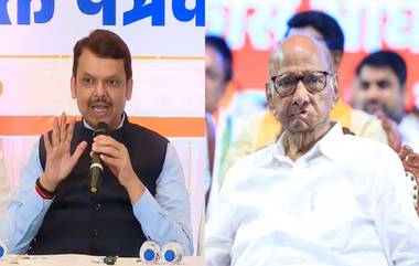 Maharashtra Vidhan Sabha Election 2024: महाराष्ट्र मुख्यमंत्रीपदाच्या चेहरावरून देवेंद्र फडणवीस यांचं शरद पवार यांना थेट आव्हान; पहा काय म्हणाले?