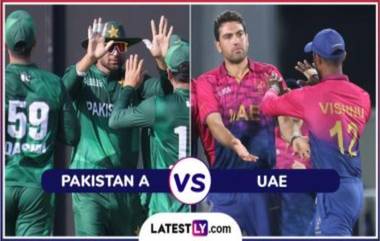 PAK A vs UAE Emerging Teams Asia Cup 2024 Live Streaming: आज उपांत्य फेरीसाठी पाकिस्तान आणि यूएई यांच्यात होणार हायव्होल्टेज सामना, येथे जाणून घ्या कधी अन् कुठे घेणार सामन्याचा आनंद