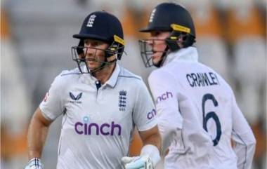 Pakistan vs England 1st Test 2024 Day 3 Scorecard: लंच ब्रेकपर्यंत, इंग्लंडची धावसंख्या 2 विकेटवर 232 धावा; जो रूट, बेन डकेट यांनी झळकावली अर्धशतके