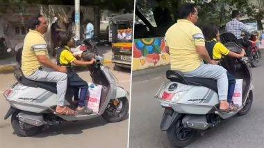 Viral Video: वर्दळीच्या रस्त्यात भरधाव वेगाने स्कूटर चालवतांना दिसली अल्पवयीन मुलगी, नेटकरी संतापले