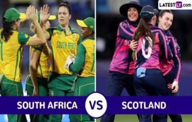 SA W vs SCO W ICC Womens T20 World Cup 2024 Live Streaming: आजचा टी 20 विश्वचषक सामना दक्षिण आफ्रिका आणि स्कॉटलंड मध्ये; थेट सामना कधी, कुठे आणि कसा पहाल येथे जाणून घ्या