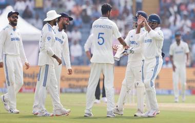 IND vs NZ 1st Test Live Score Update: न्यूझीलंड ऑलआउटच्या जवळ, वॉशिंग्टन सुंदरने घेतल्या सहा विकेट