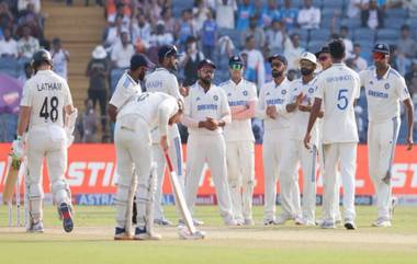 IND vs NZ 2nd Test 2024 Day 2 Stump Scorecard: दुसऱ्या दिवसाचा खेळ संपला, न्यूझीलंड दुसऱ्या डावात 198/5, भारतावर आतापर्यंत 301 धावांची आघाडी