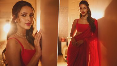 Tripti Dimri Hot Pics: तृप्ती डिमरीने लाल साडीत जिंकली प्रेक्षकांची मने, नवीन लूक पाहून चाहते घायाळ