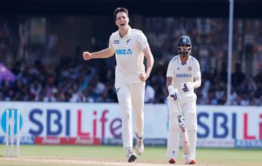 India vs New Zealand 1st Test Day 4 Stumps Scorecard: टीम इंडियाचा दुसरा डाव 462 धावांवर आटोपला, सरफराज खान आणि ऋषभ पंतची स्फोटक खेळी, न्यूझीलंडला विजयासाठी 107 धावांची गरज; पहा स्कोअरकार्ड