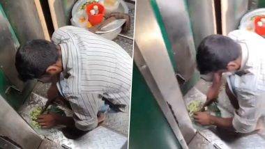 Viral Video: ट्रेनमध्ये भेळ खाण्याचे शौकीन असाल तर सावधान, हा व्हिडिओ पाहिल्यानंतर तुम्ही ते खाणे टाळाल