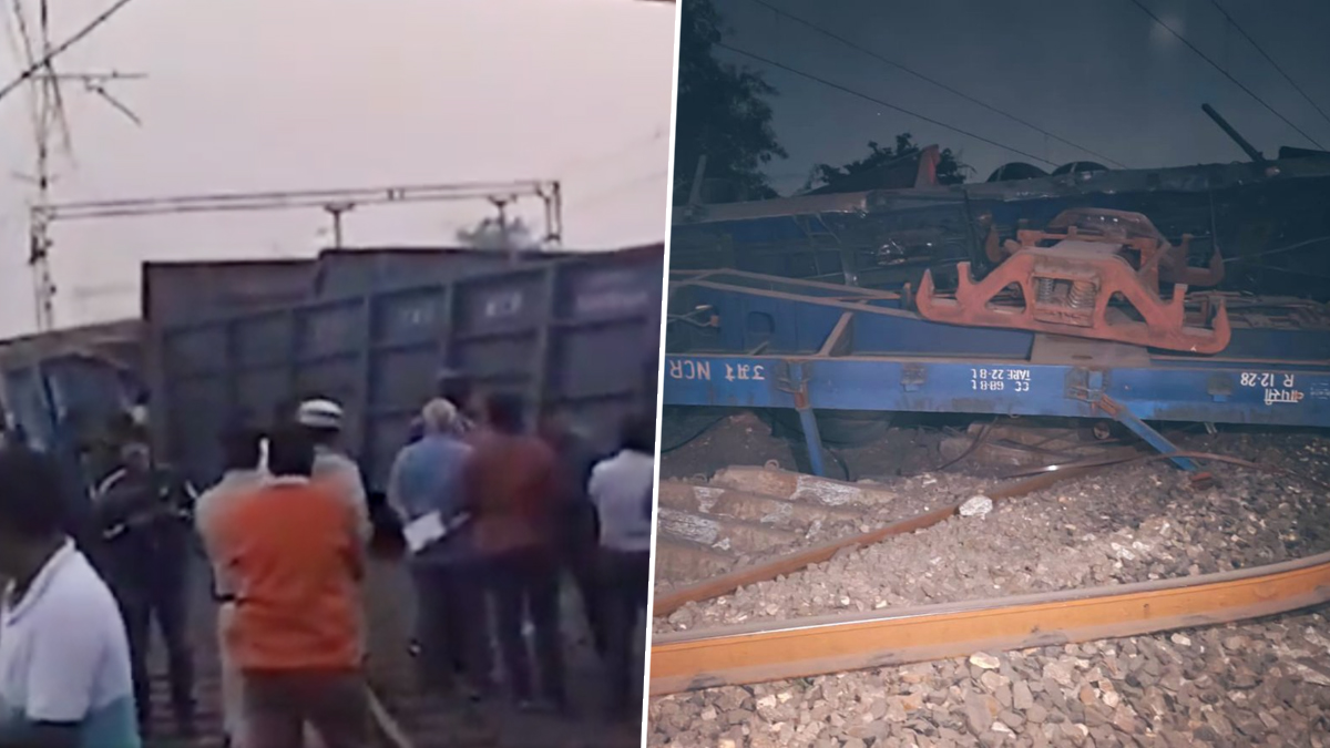 Train Derailment in Peddapalli: तेलंगणातील पेड्डापल्ली येथे मालगाडीच्या 11 बोगी रुळावरून घसरल्या; 20 प्रवासी गाड्या रद्द, 10 चे मार्ग बदलले