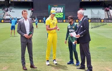 Australia vs Pakistan 1st ODI Toss Update: पहिल्याच सामन्यात नाणेफेकीचा कौल कांगारुच्या बाजूने, पाकिस्तानला फलंदाजीसाठी केले आमंत्रित