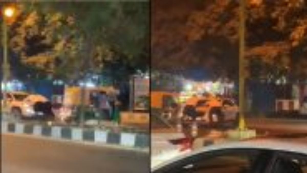 Delhi Police Road Accident Video: आधी सिग्नंल तोढला मग् पोलिसांना बोनटवरून ओढत नेलं; दिल्लीतील नेब सराय परिसरातून धक्कादायक व्हिडिओ समोर (Watch Video)