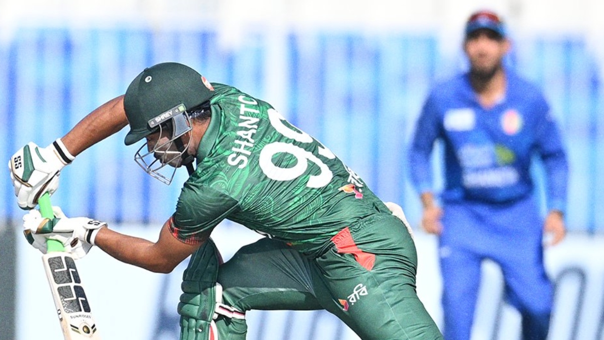 Afghanistan vs Bangladesh, 2nd ODI Match 1st Inning Scorecard: दुसऱ्या एकदिवसीय सामन्यात बांगलादेशने अफगाणिस्तानला दिले 253 धावांचे लक्ष्य, कर्णधार नझमुल हुसैन शांतोची  77 धावांची शानदार खेळी