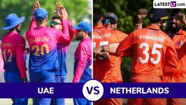 UAE vs Netherlands ODI Scorecard, ICC CWC League 2 2023-27: नेदरलँड्सने UAE ला 242 धावांचे  दिले लक्ष्य, मॅक्स ओ'डॉड आणि विक्रमजीत सिंग यांनी झळकावली अर्धशतके