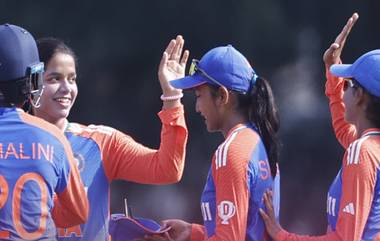 IND vs SA, Women's U19 T20 World Cup 2025 Final Scorecard Update: दक्षिण आफ्रिका संघाला तिसरा धक्का, आयुषी शुक्लाने दियारा रामलखनला बाद करून पाठवले पॅव्हेलियनमध्ये; सामन्याचे स्कोअरकार्ड पहा