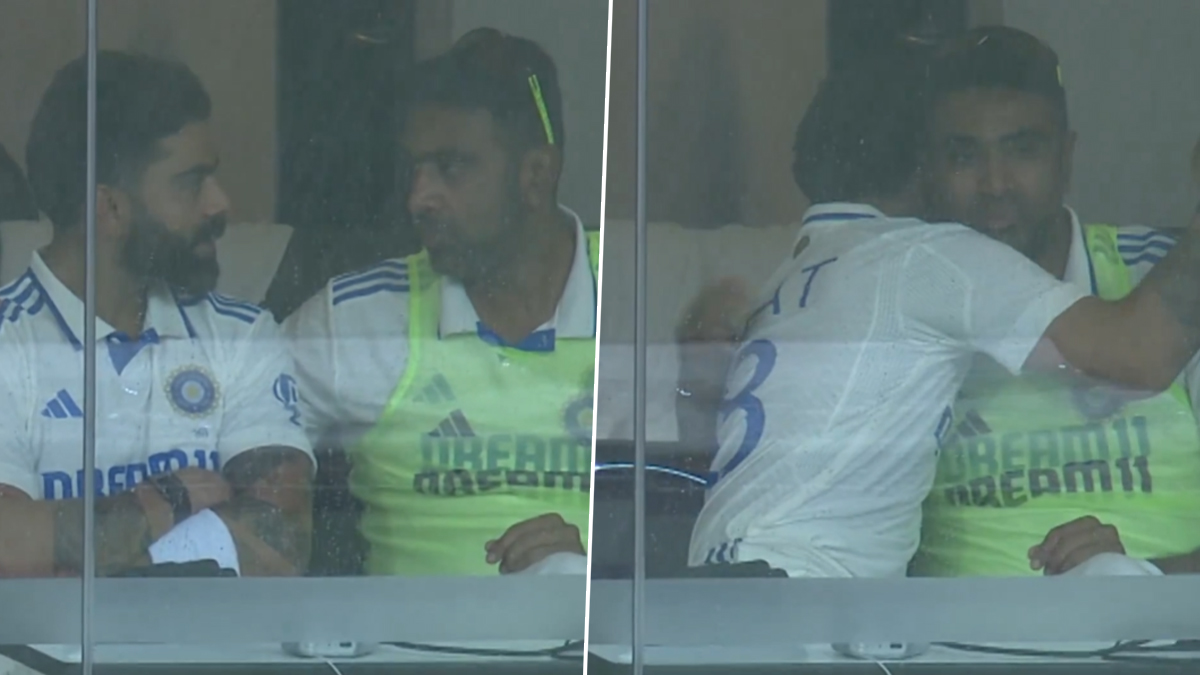 Virat Kohli and R Ashwin Emotional Video: निवृत्तीच्या घोषणेनंतर ड्रेसिंग रूममध्ये विराट कोहलीला मिठी मारताना आर अश्विन भावूक (Watch Video)