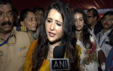 Amruta Fadnavis's Frst Reaction After CM Oath Ceremony: 'मी पुन्हा येईन ही घोषणा दररोज झाली पाहिजे'; मुख्यमंत्री पदाच्या शपथविधीनंतर अमृता फडणवीस यांची पहिली प्रतिक्रिया (Video)