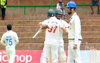 ZIM vs AFG 1st Test 2024 Day Live Update: अफगाणिस्तान विरूद्ध बेन करणचे शानदार अर्धशतक, पहिल्या सत्रात धावसंख्या 2 बाद 92